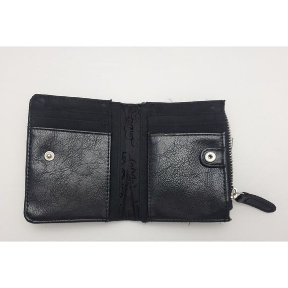 Lot‎ of 2 Black Leather Wallet Coin Purse Enzo Angiolini Jones New York - Picture 2 of 10